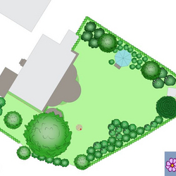 Et eksempel på en haveplan fra HaveHarmoni. Jeg tegner til hele Fyn, så tøv ikke med at kontakte HaveHarmoni, så hjælper jeg dig at skabe din drømmehave.